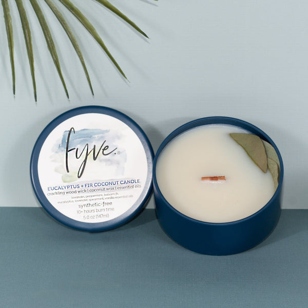 Eucalyptus and Fir Coconut Candles - Fyve, Inc.