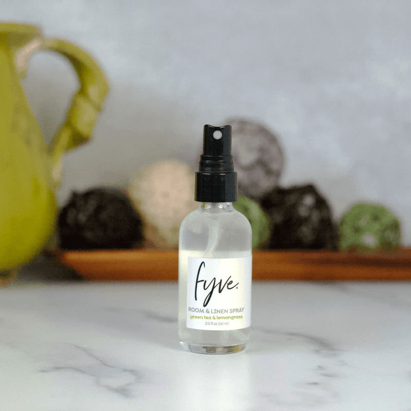 Green Tea Lemongrass Room & Linen Spray - Fyve, Inc.